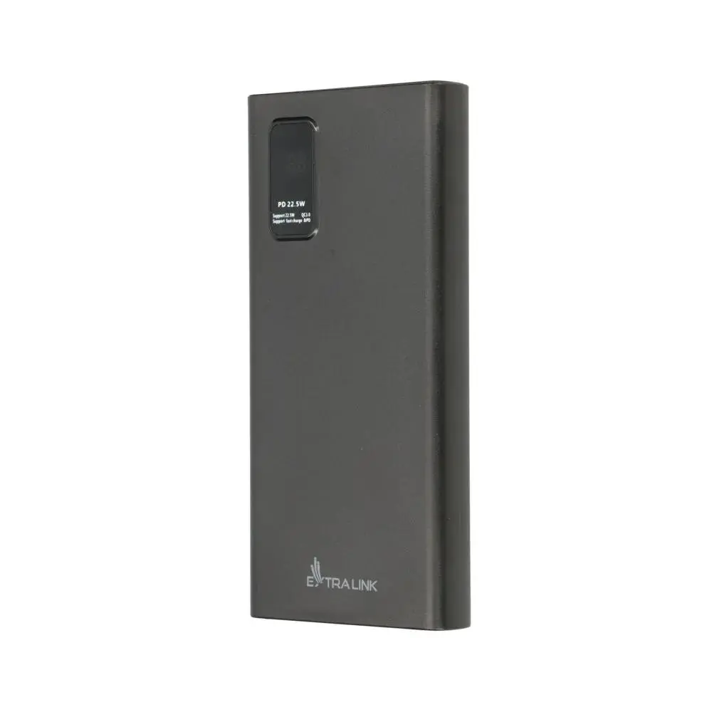 Powerbank Extralink EPB-067B 10000mAh Fast Charging USB-C 22,5W Czarny