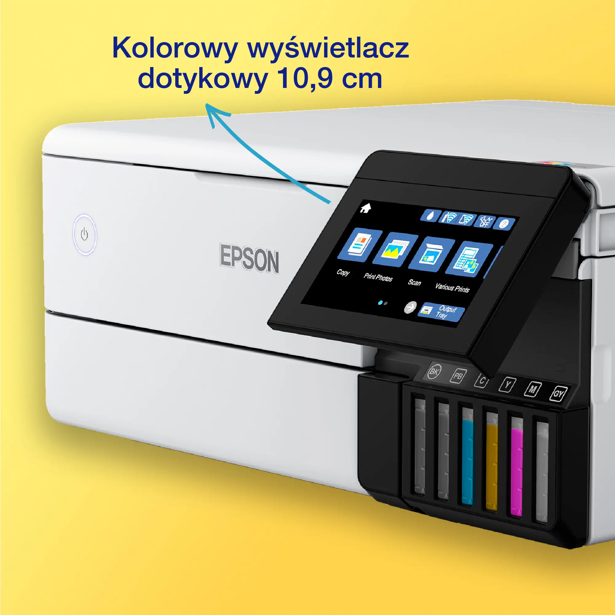 Urządzenie wielofunkcyjne Epson EcoTank L8160 WiFi Biały