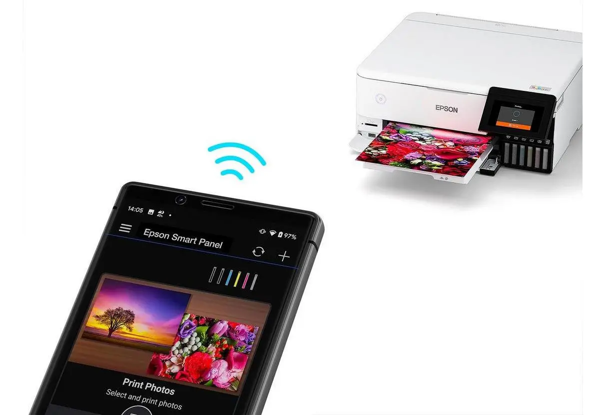 Urządzenie wielofunkcyjne Epson EcoTank L8160 WiFi Biały