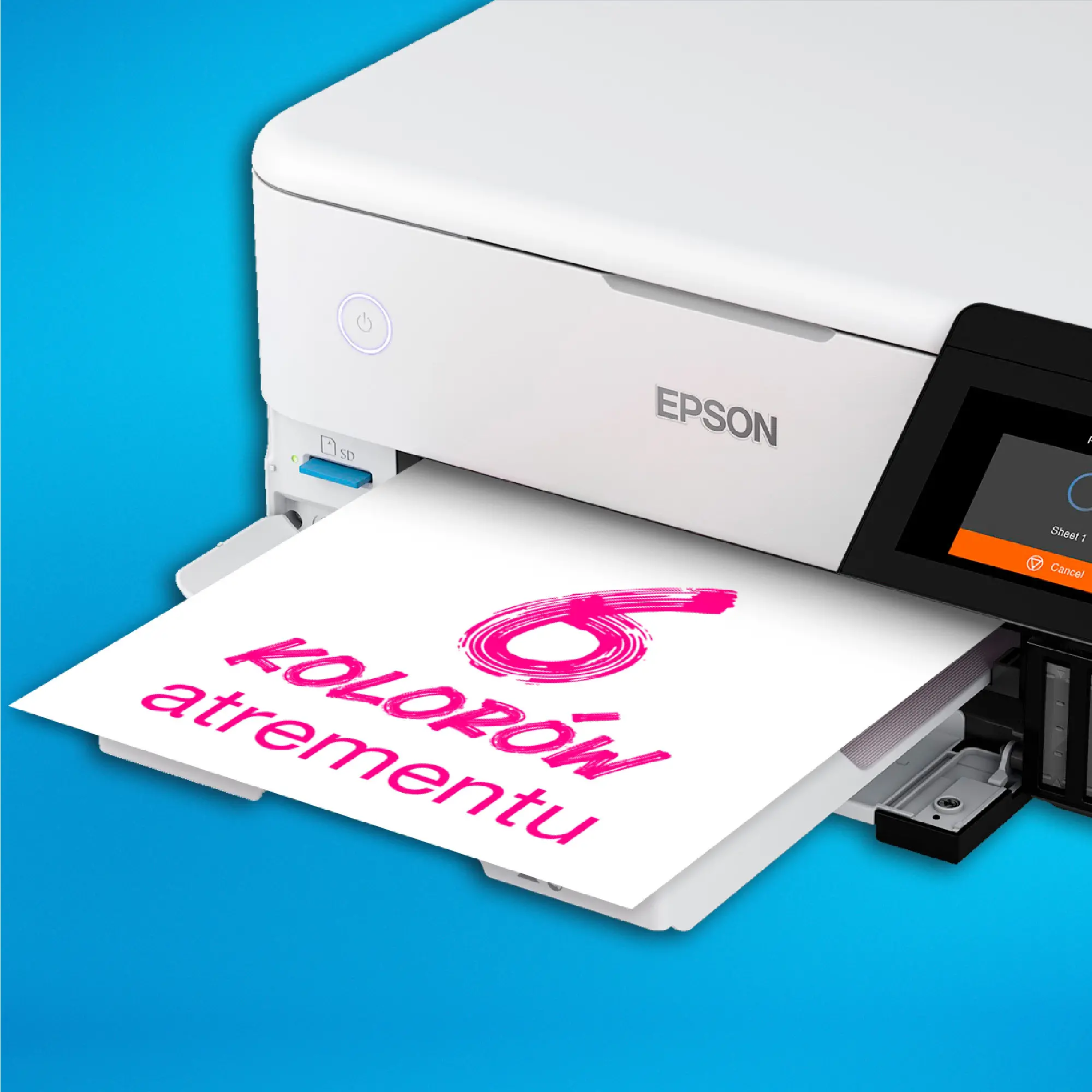 Urządzenie wielofunkcyjne Epson EcoTank L8160 WiFi Biały