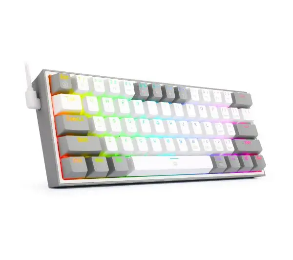 Redragon K617 Fizz RGB Red Box Switch  Biało-szary