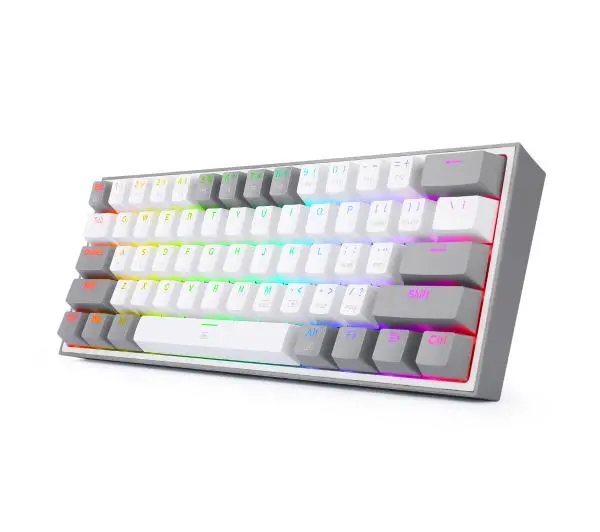 Redragon K617 Fizz RGB Red Box Switch  Biało-szary