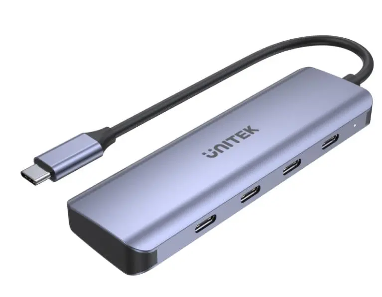 Hub USB Unitek H1107K, USB-C 3.1, 4 x USB-C