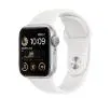 Smartwatch Apple Watch SE 2gen GPS koperta 40mm z aluminium Srebrny pasek sportowy Biały