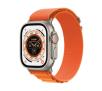 Smartwatch Apple Watch Ultra GPS - Cellular 49mm koperta tytanowa - opaska Alpine rozmiar L pomarańczowy
