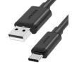 Kabel Unitek Y-C480BK USB-A do USB-C 0,25m Czarny