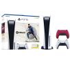Konsola Sony PlayStation 5 (PS5) z napędem - FIFA 23 - dodatkowy pad (czerwony)