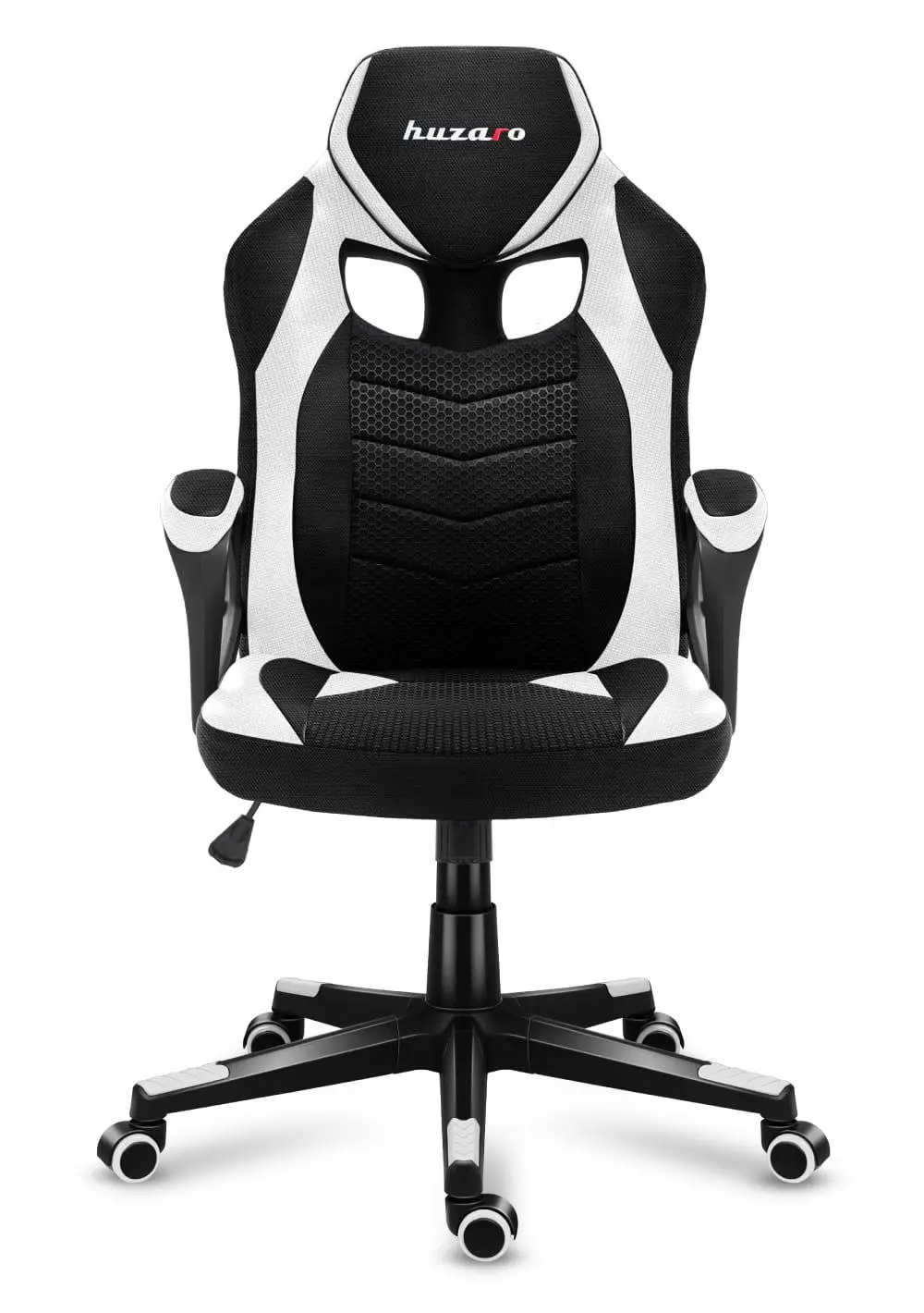 Fotel Huzaro Force 2.5 Mesh Gamingowy do 130kg Tkanina Biały