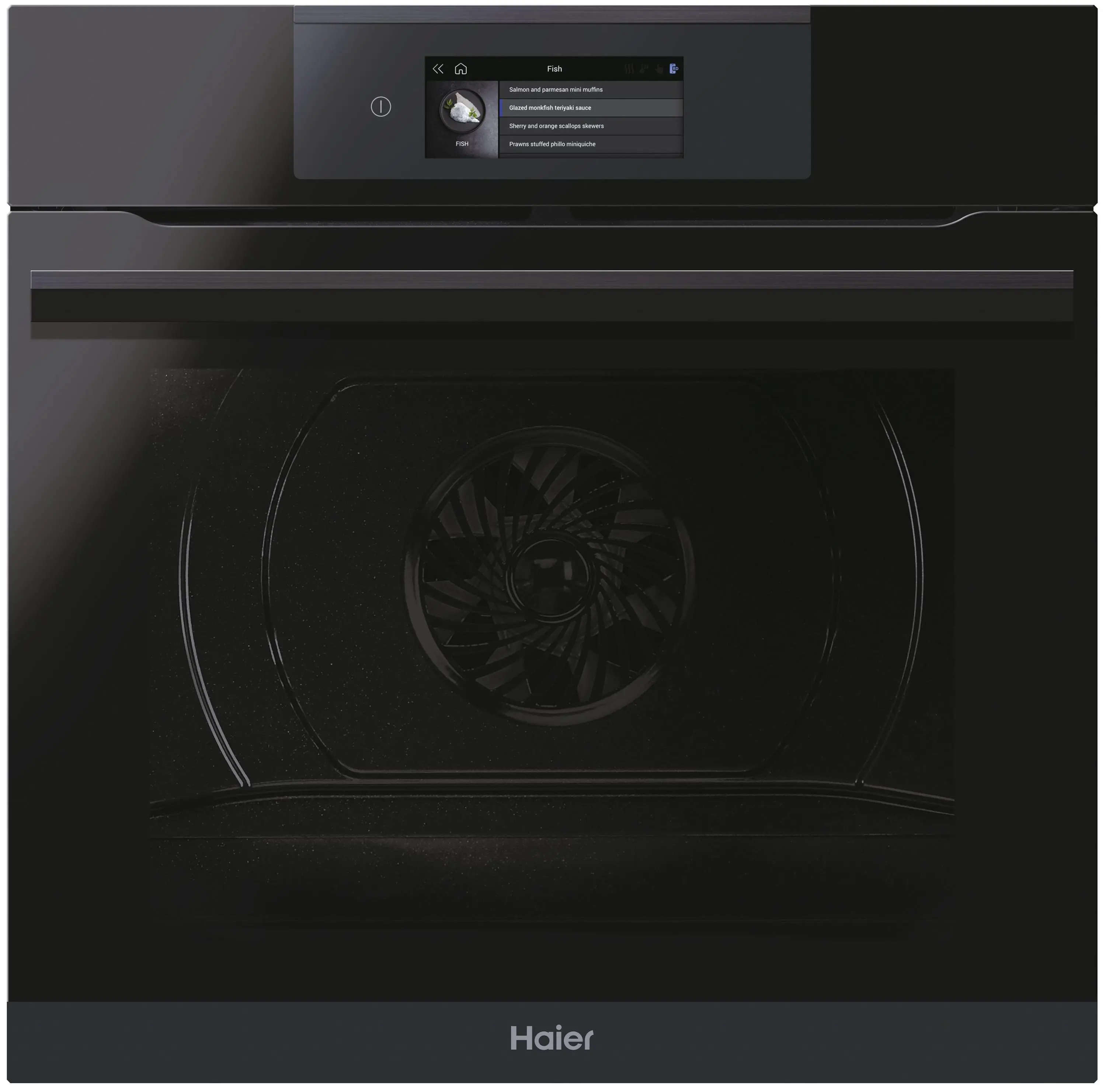 Piekarnik elektryczny Haier I-Touch 6 HWO60SM6T5BH Termoobieg Termosonda Zdalne sterowanie Czarny