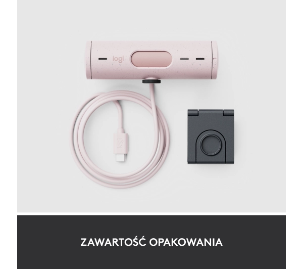 Logitech Brio 500  Rózowy - Kup na Raty - RRSO 0%