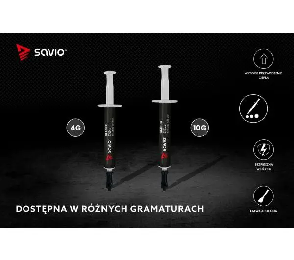 Savio Glacier TG-01 4.7 W/mK 4g