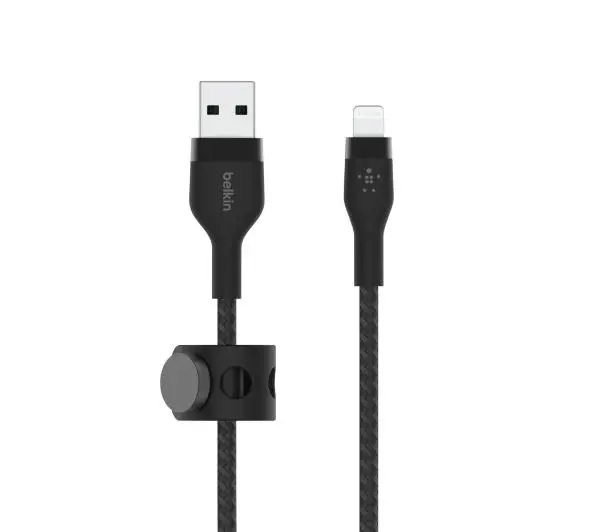 Belkin CAA010BT3MBK BoostCharge PRO Flex USB-A do Lightning 3m Czarny