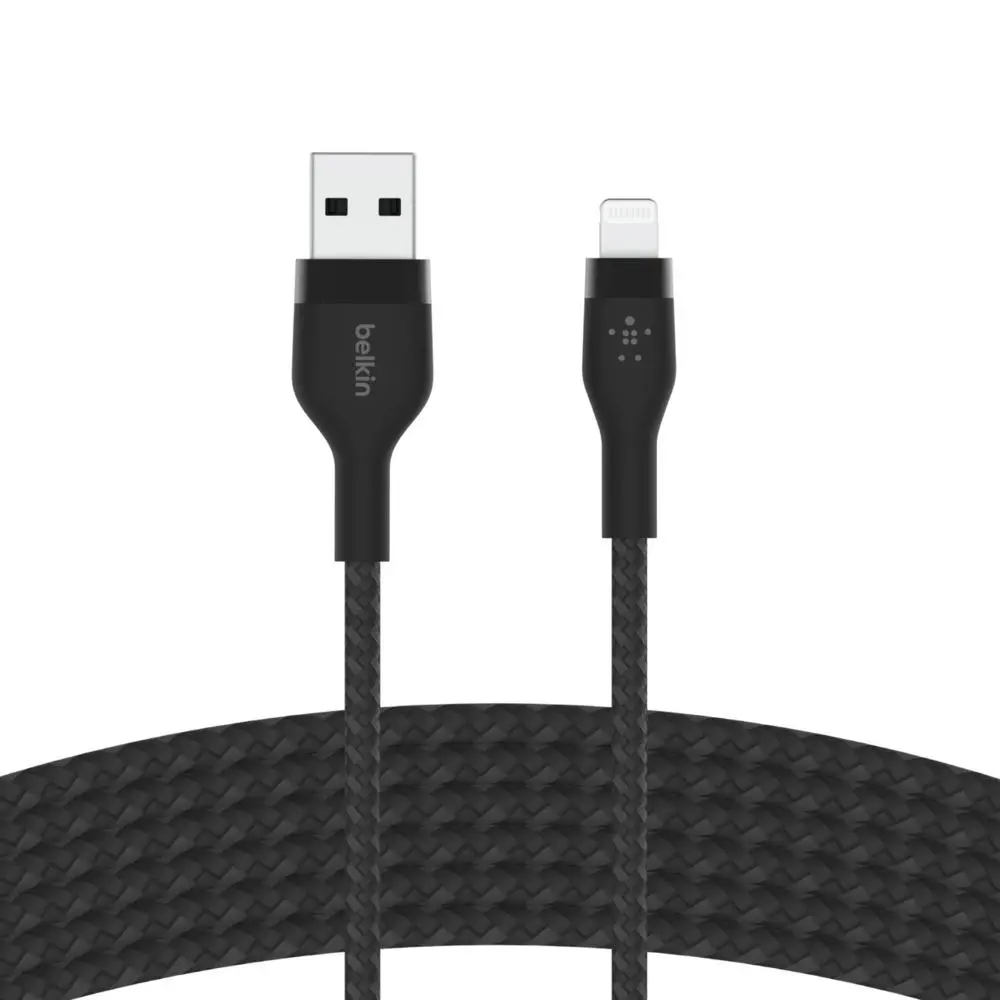 Kabel Belkin CAA010BT3MBK BoostCharge PRO Flex USB-A do Lightning 3m Czarny