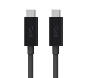 Kabel USB Belkin F2CU049BT2M-BLK do monitora 4K / 60Hz / 100W / 2m Czarny