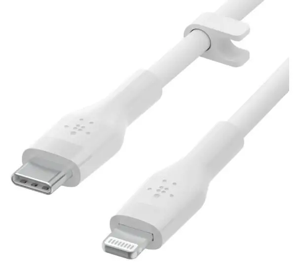 Belkin CAA009BT1MWH BoostCharge Flex USB-C do Lightning 1m Biały