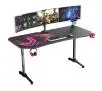 Biurko Ultradesk FRAG XXL 160cm Czarno-różowy