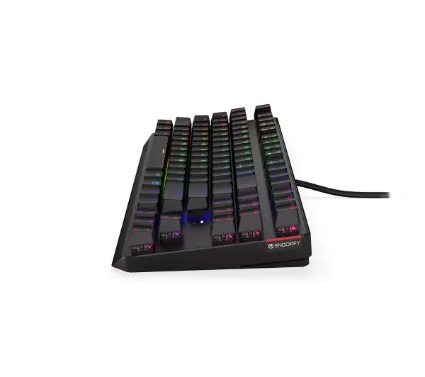 Endorfy Thock TKL Red Kailh Red RGB Czarny