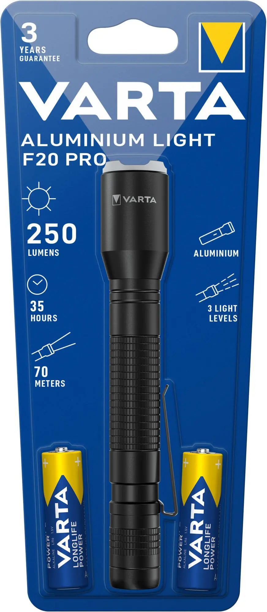 Latarka VARTA Aluminium Light F20 Pro