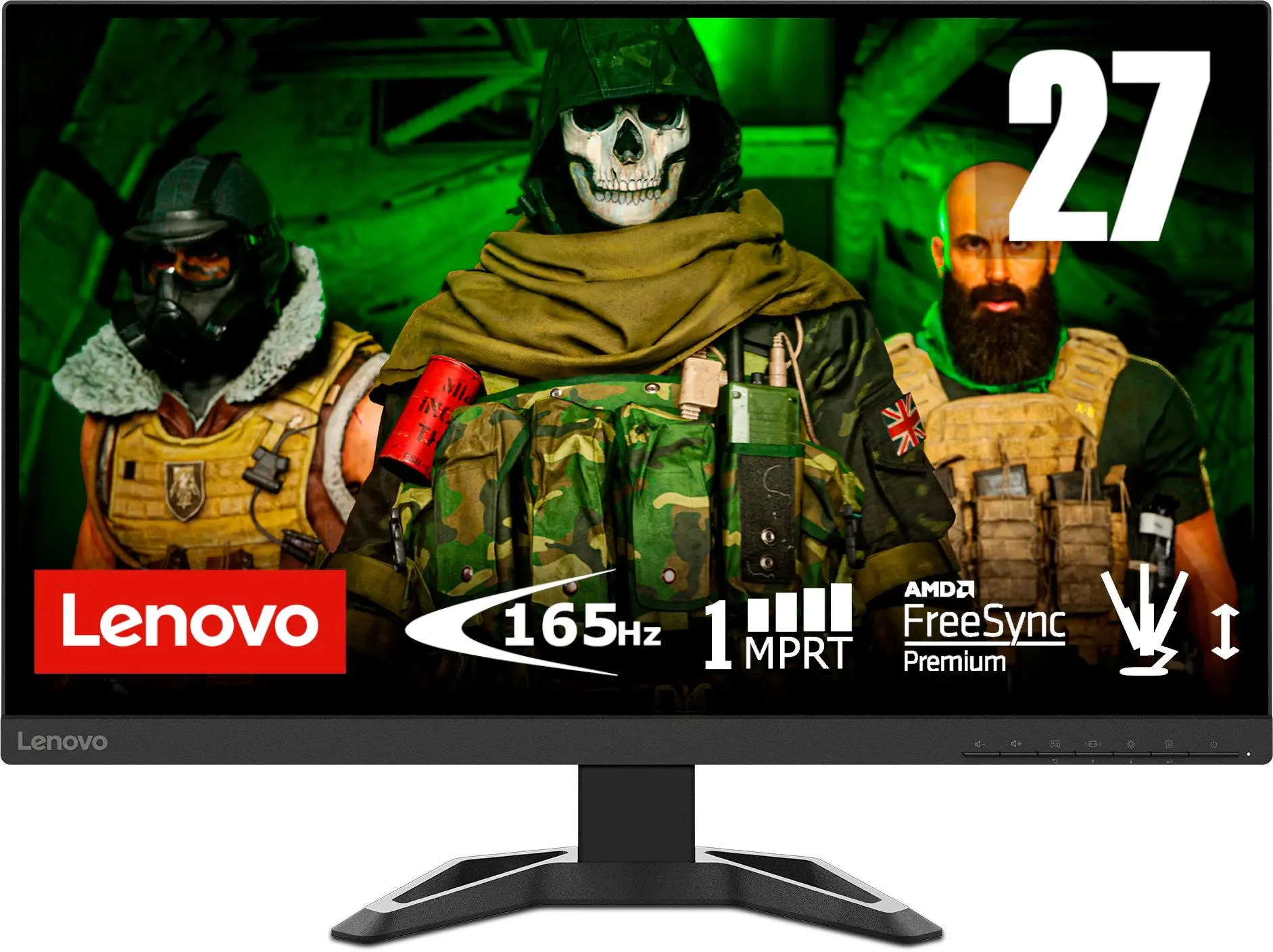Monitor Lenovo G27-30 27" Full HD VA 165Hz 1ms Gamingowy