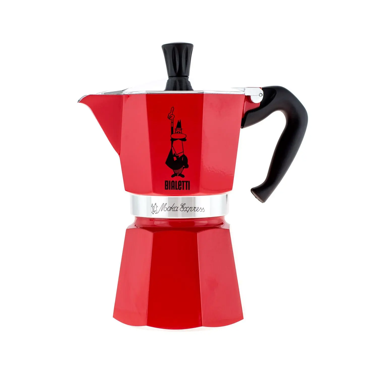 Kawiarka Bialetti Moka Express 6tz 300ml Czerwony