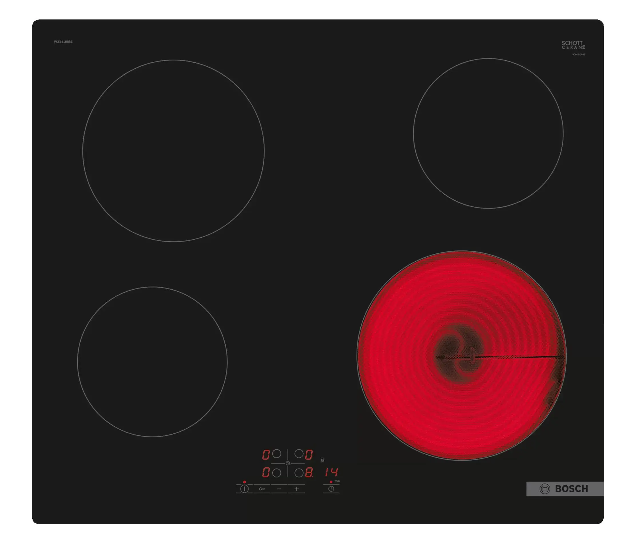 Płyta ceramiczna Bosch Serie 4 PKE611BB2E 59,2cm