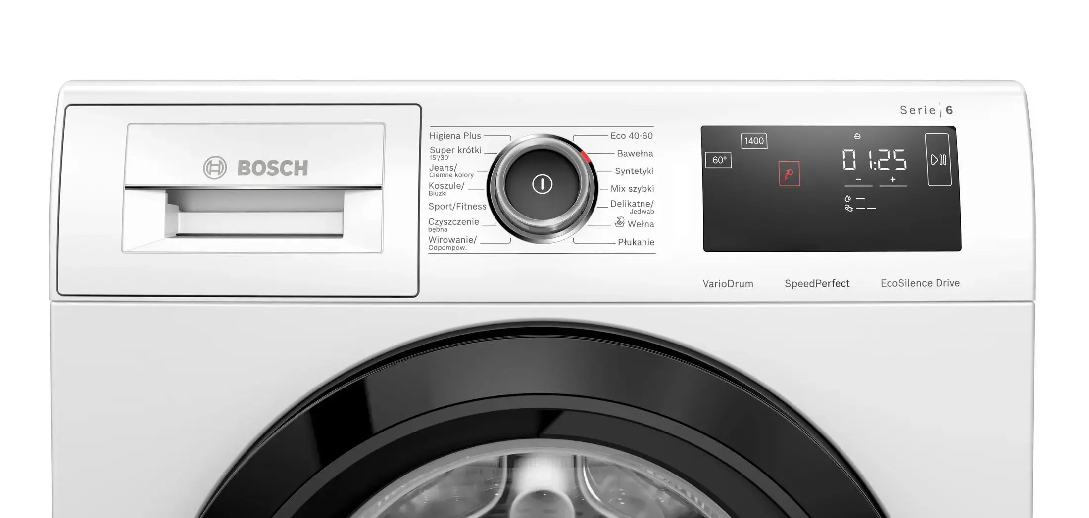 Pralka Bosch Serie 6 WAU28RHEPL 9kg 1400obr/min