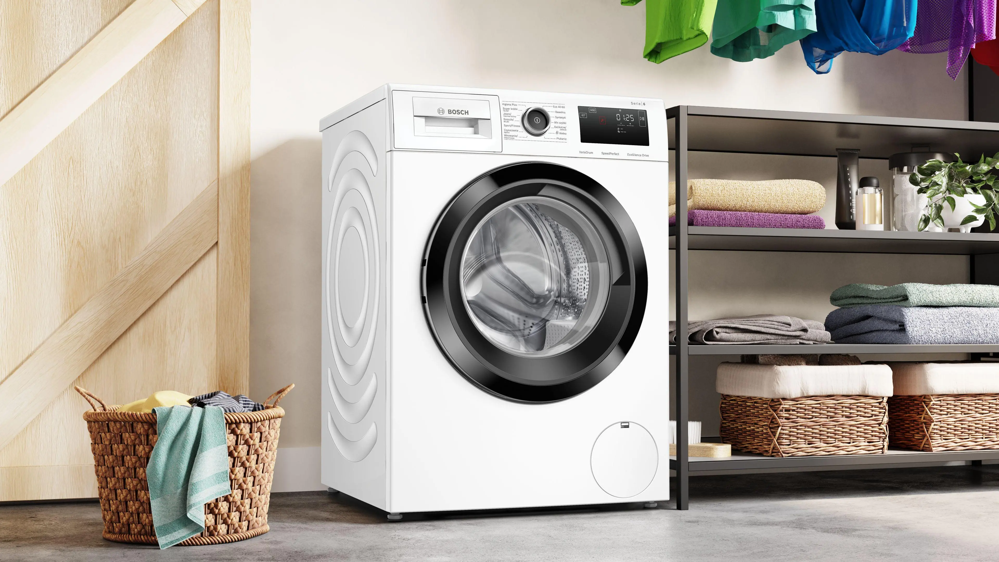 Pralka Bosch Serie 6 WAU28RHEPL 9kg 1400obr/min