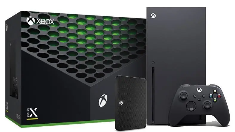 Konsola Xbox Series X 1TB z napędem + Dysk Seagate Expansion 1TB