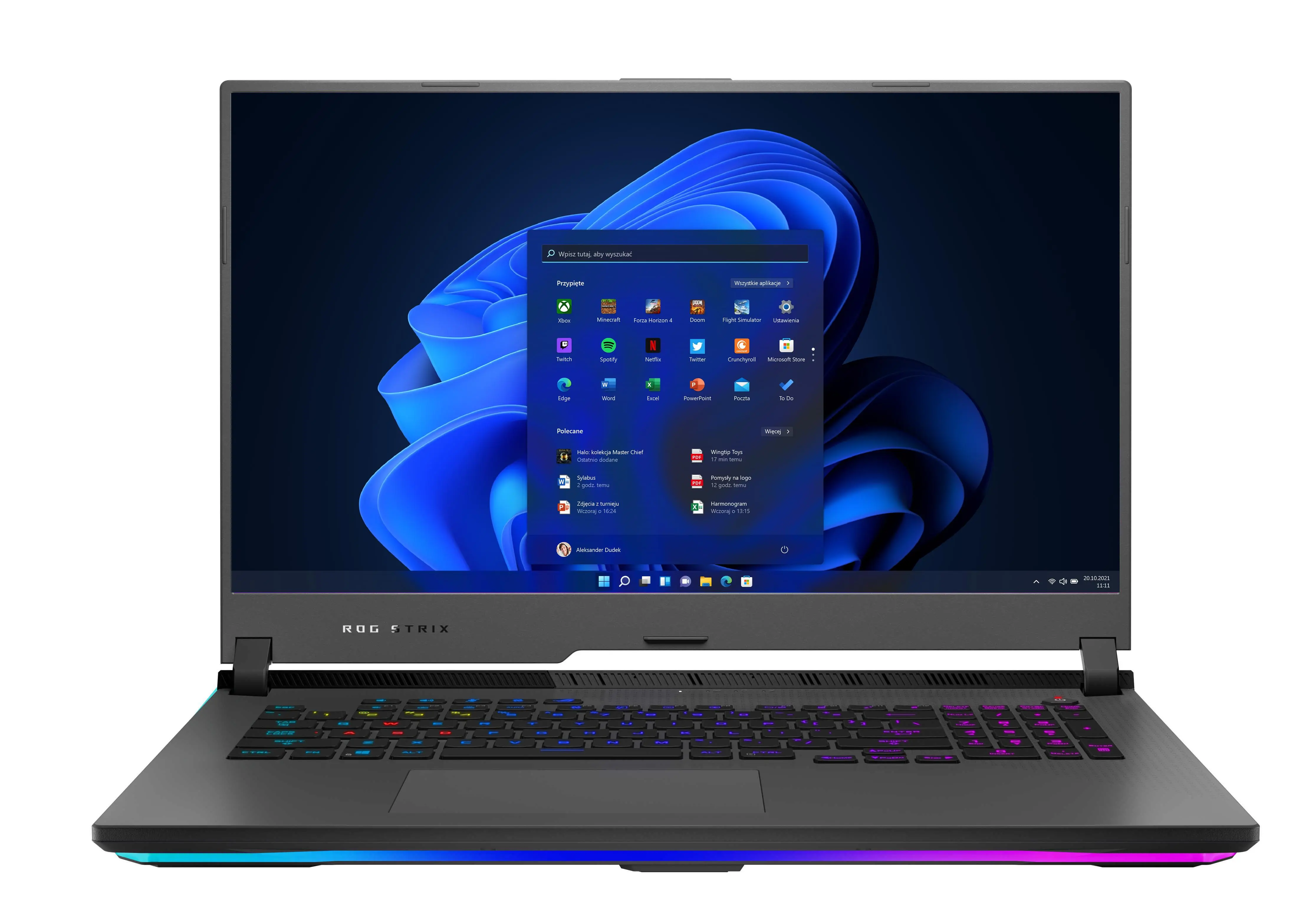 Laptop gamingowy ASUS ROG Strix G17 G713QR-K4088W 17,3