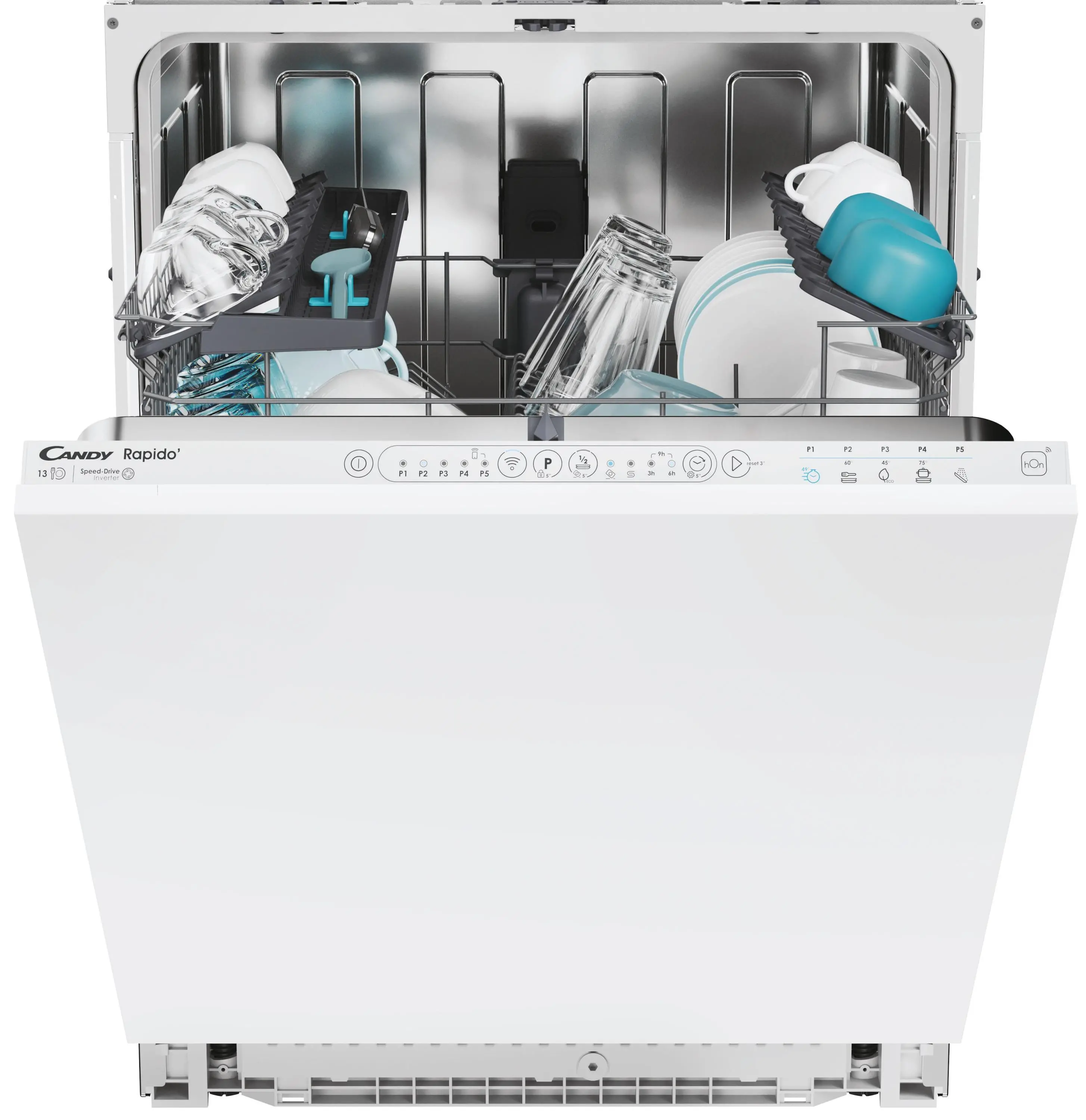 Zmywarka Candy RapidO CI 3E6L0W 59,7cm Zdalne sterowanie