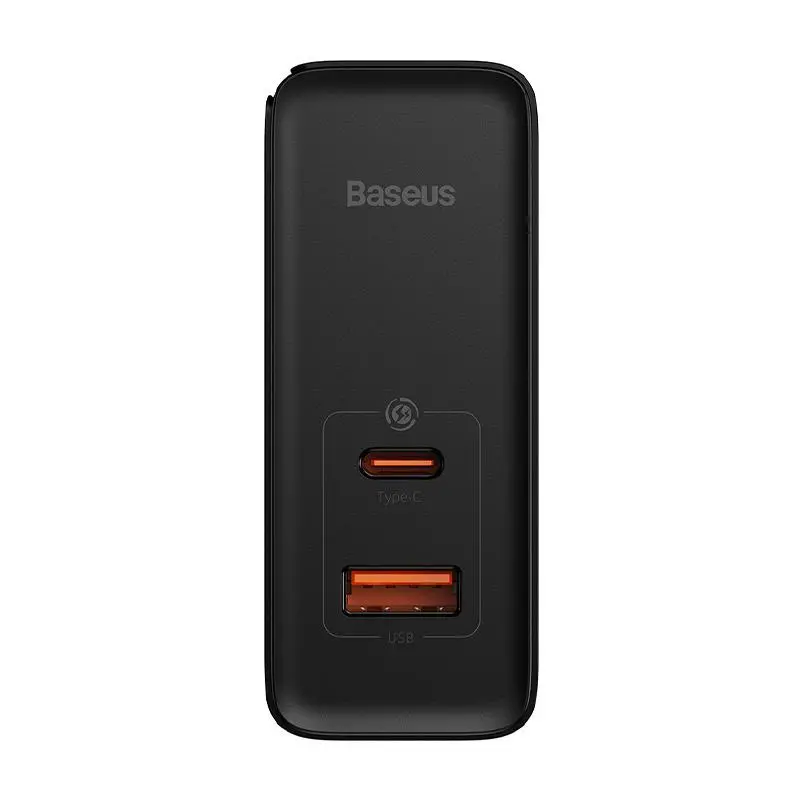 Ładowarka sieciowa Baseus GaN5 Pro USB-C + USB 100W + kabel Czarny