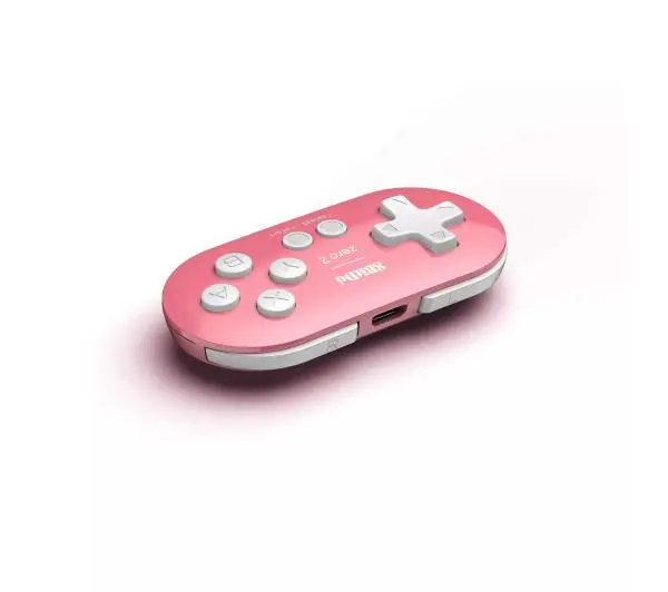 8BitDo Zero 2 Bluetooth mini Kontroler do PC, Nintendo Switch, Android Bezprzewodowy Różowy