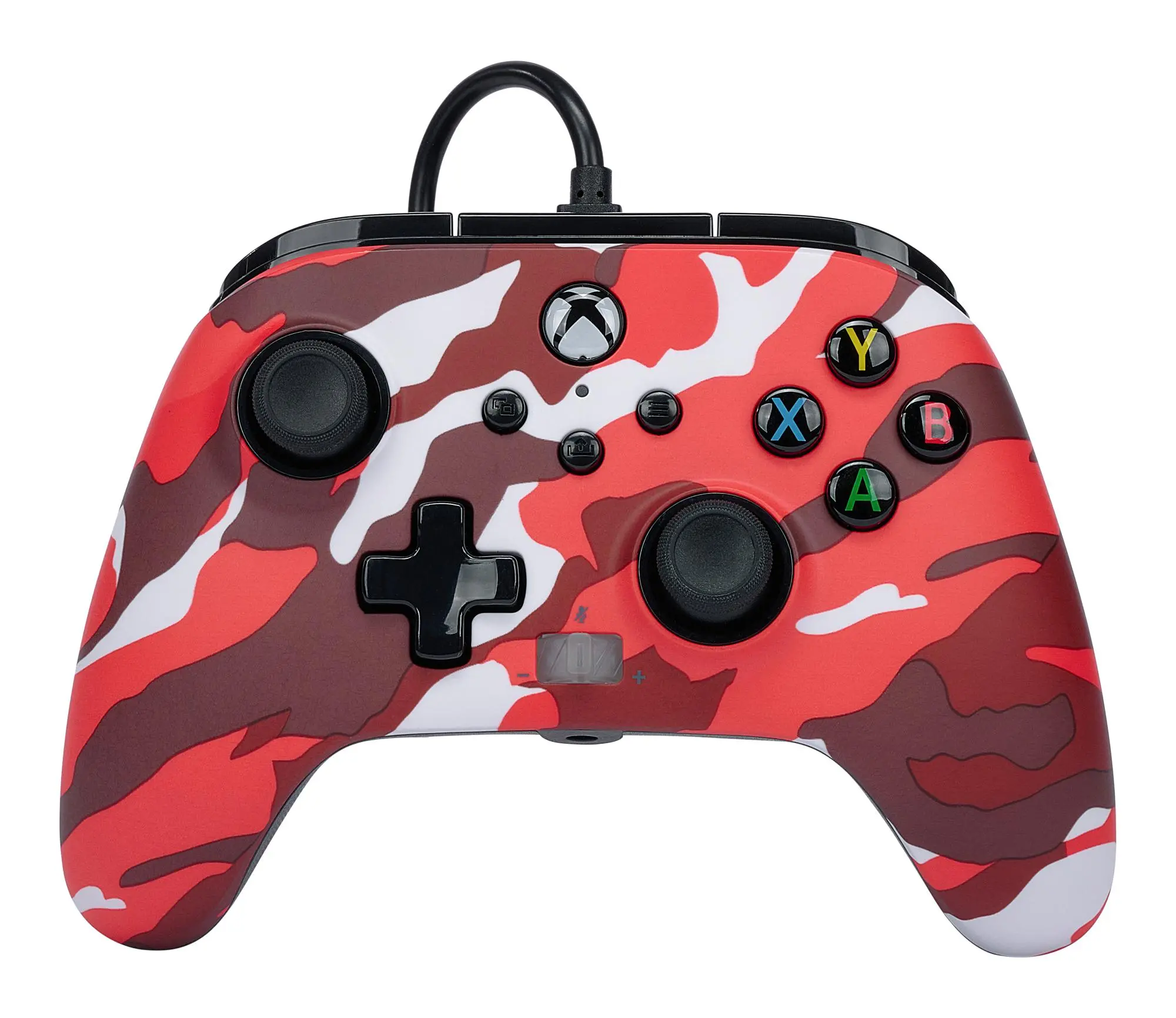 Pad PowerA Enhanced Red Camo do Xbox Series X/S, Xbox One, PC Przewodowy