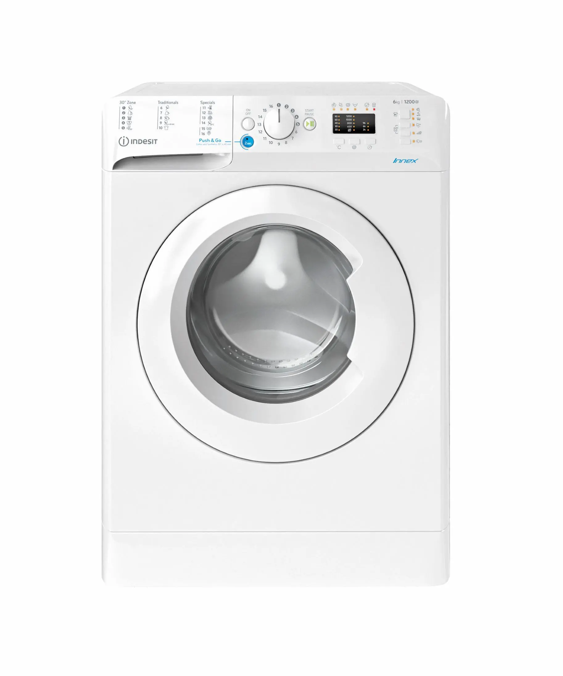 Pralka Indesit BWSA 61251 W EU N Slim 6kg 1200obr/min