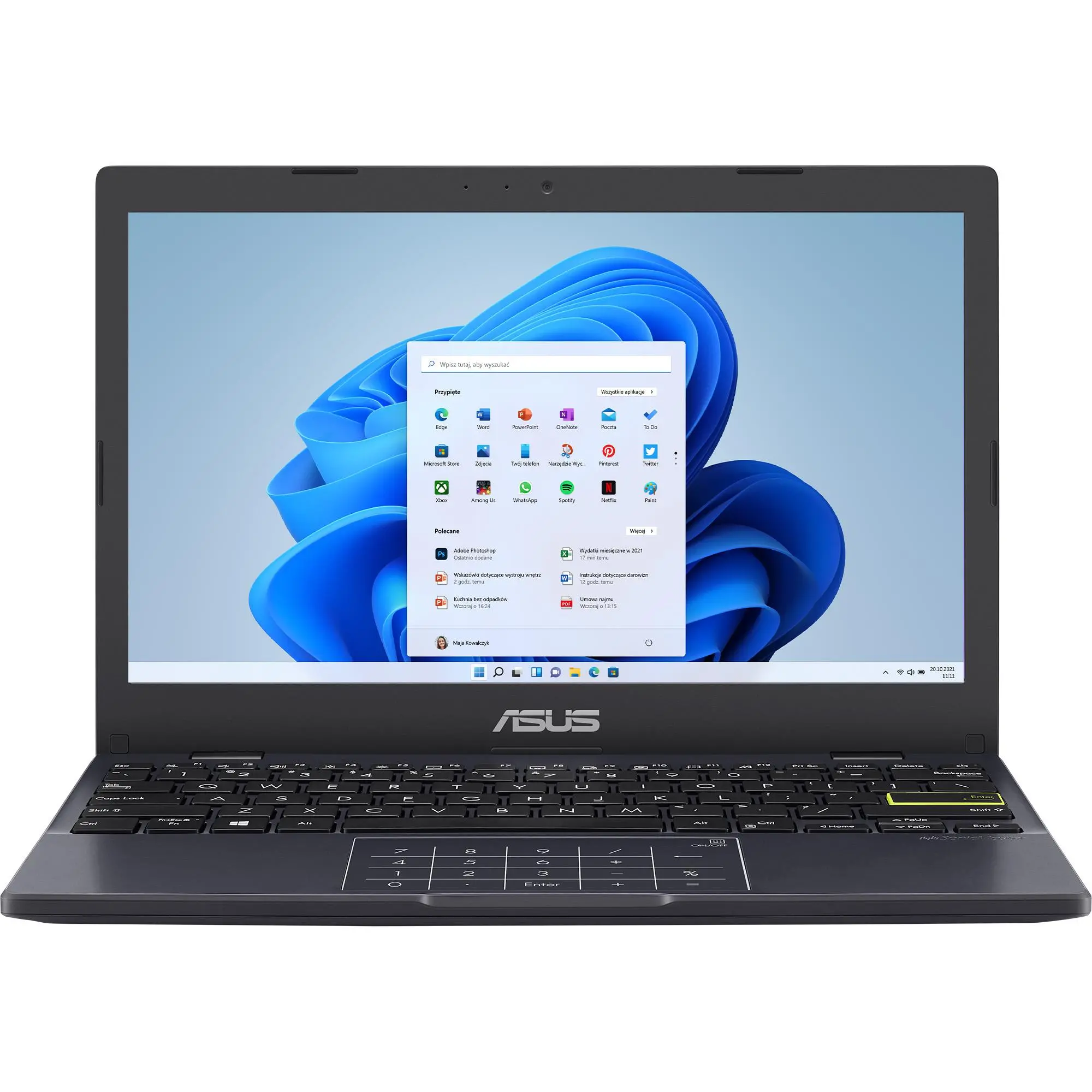 Laptop ultrabook ASUS E210MA-GJ322WS 11,6