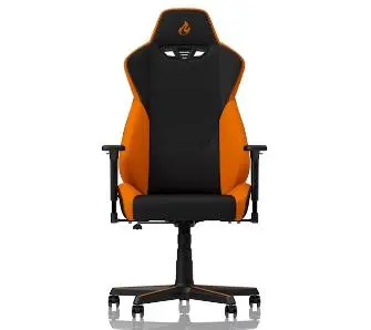 Fotel Nitro Concepts S300 Horizon Orange Gamingowy  do 135kg Tkanina Czarno-pomarańczowy