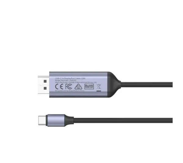 Unitek V1423C - USB-C na DisplayPort 1.4 Czarny