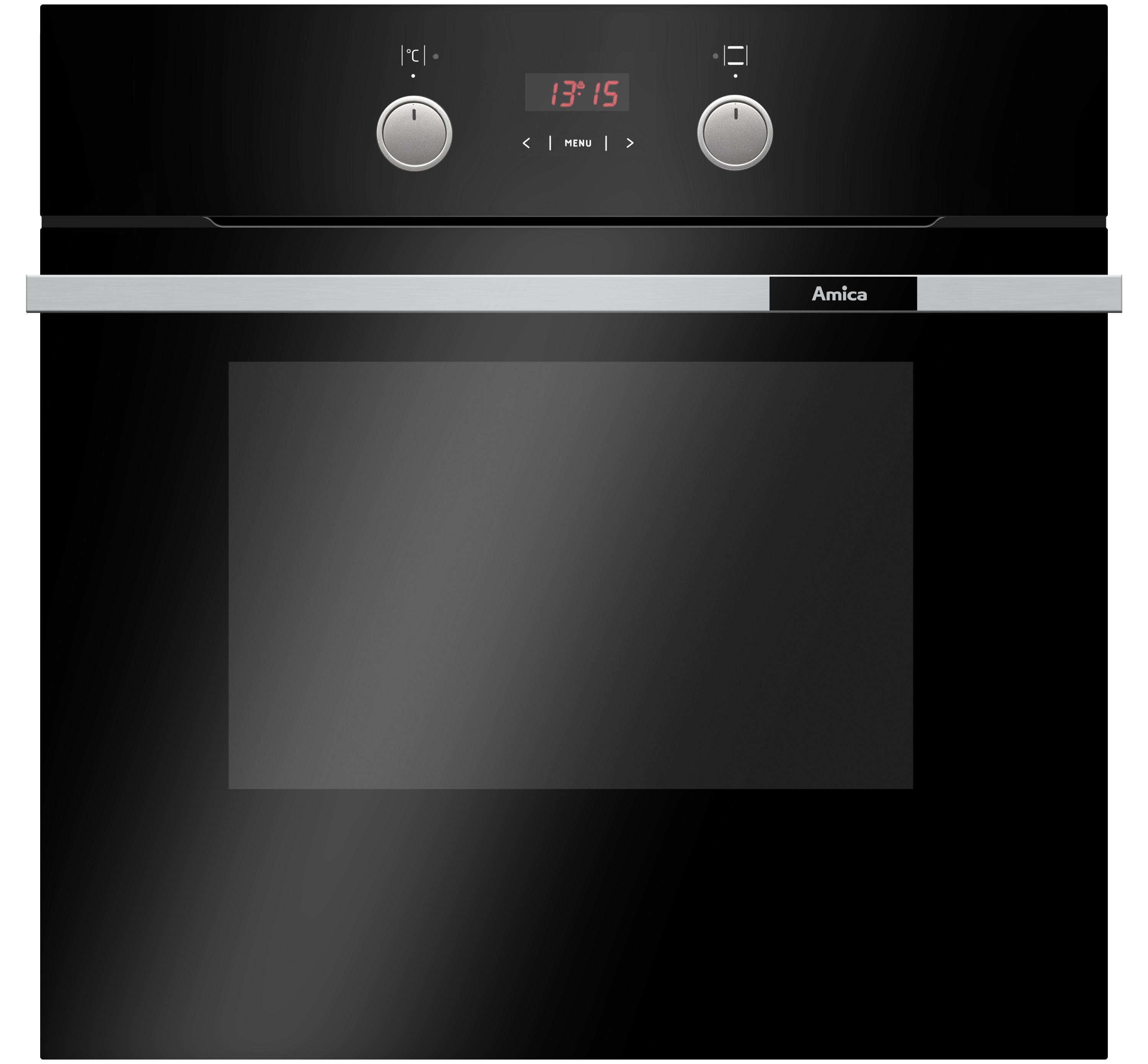 Piekarnik elektryczny Amica EB7551B Fusion - termoobieg - prowadnice teleskopowe