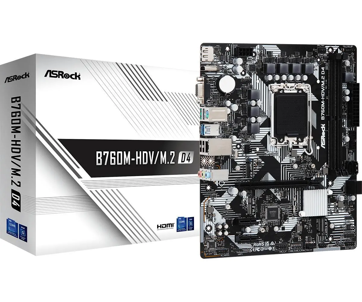 Płyta główna ASrock B760M-HDV/M.2 D4 DDR4