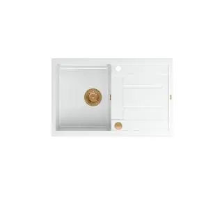 Quadron HB8203U1-C1 P2O Morgan 111 Granitowy Biały/Miedziany - DRUGI -30%, ALBO 5-TY ZA 1ZŁ - Kup na Raty - RRSO 0%