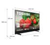 Telewizor Toshiba 50QA4263DG 50" QLED 4K Android TV Dolby Vision Dolby Atmos DVB-T2