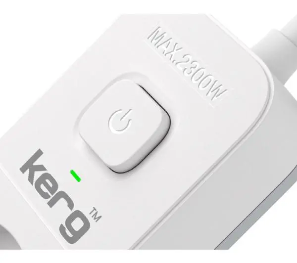 Kerg M02392 4 gniazda 3m Biały