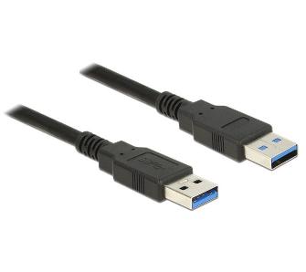 Kabel USB Delock 85060 USB 3.0 AM-AM 1m Czarny