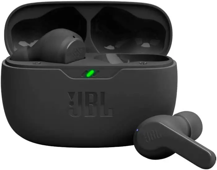 Słuchawki bezprzewodowe JBL Vibe Beam Dokanałowe Bluetooth 5.2 Czarny