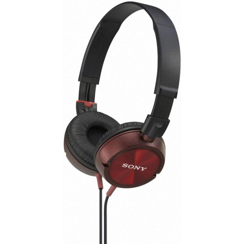 Słuchawki przewodowe Sony MDR-ZX300 (czerwony)