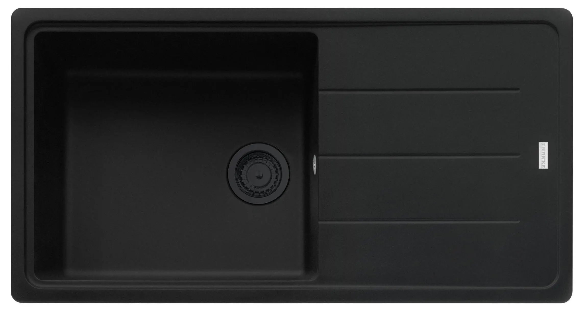 Zlewozmywak Franke Basis BFG 611-97 Granitowy Czarny mat