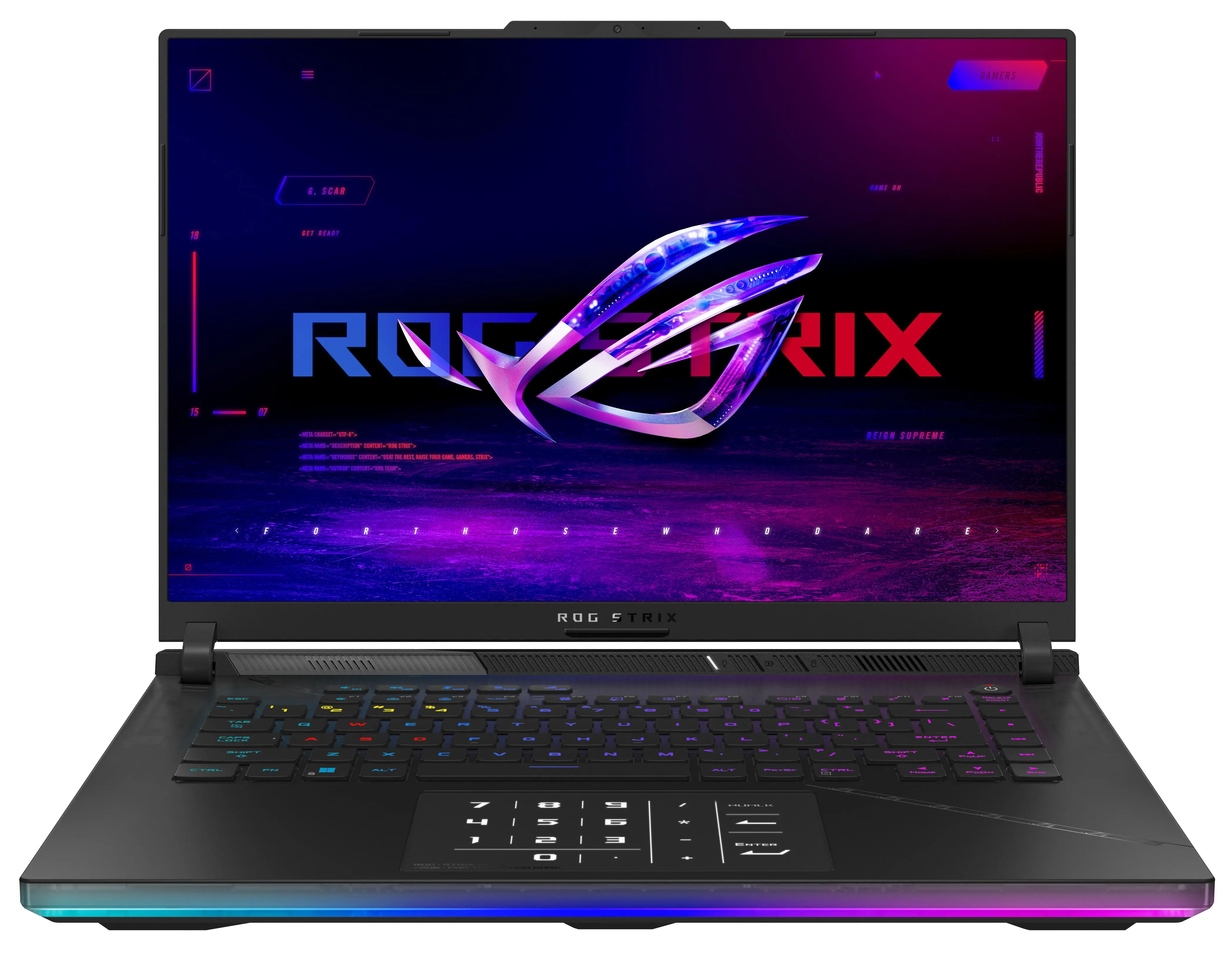 Laptop gamingowy ASUS ROG Strix Scar 16 2023 G634JY-NM015 16" 240Hz i9-13980HX 32GB RAM 2TB Dysk SSD RTX4090 DLSS3 Czarny