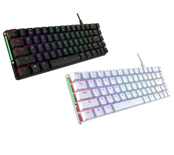 ASUS ROG Falchion Ace NX Red Biały - Kup na Raty - RRSO 0%