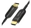 Kabel optyczny HDMI Unitek Y-C1036BK 100m Srebrny