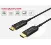 Kabel optyczny HDMI Unitek Y-C1036BK 100m Srebrny